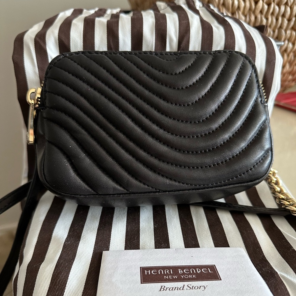 Henri Bendel quilted Camera Bag